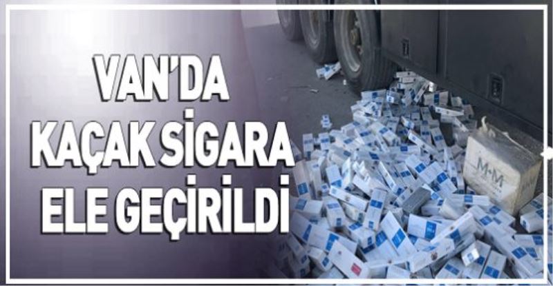 Akaryakıt tankerinde 90 bin paket kaçak sigara bulundu