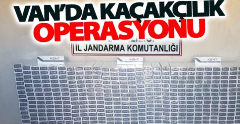 Van’da kaçakçılık operasyonu 