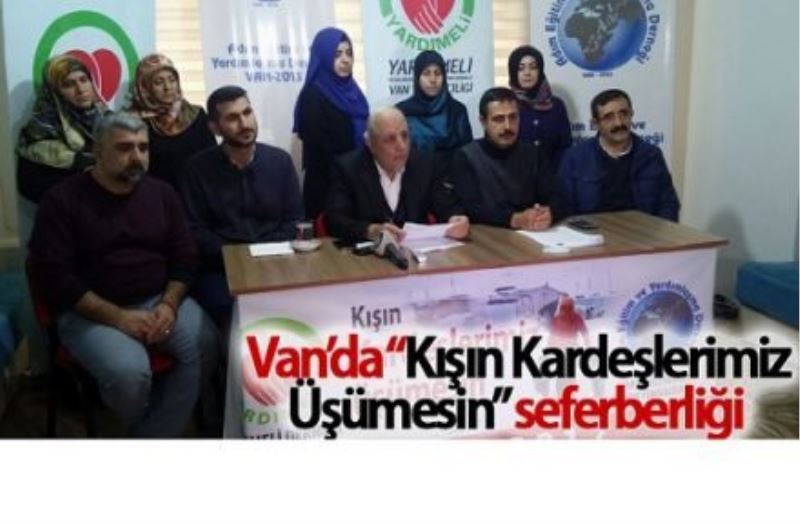 Van’da Kışın Kardeşlerimiz Üşümesin seferberliği