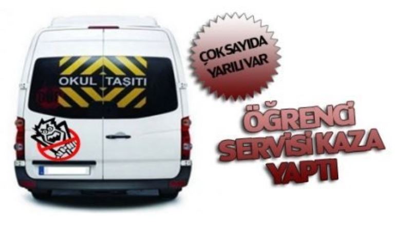 Van’da öğrenci servisi kaza yaptı: 10 yaralı