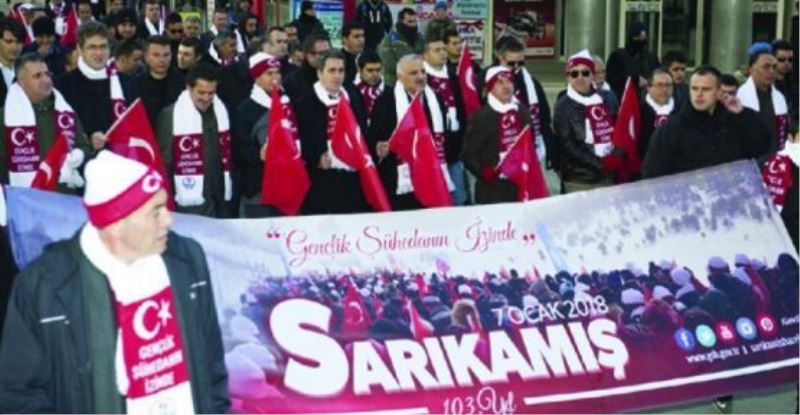 Van’da Sarıkamış şehitleri unutulmadı