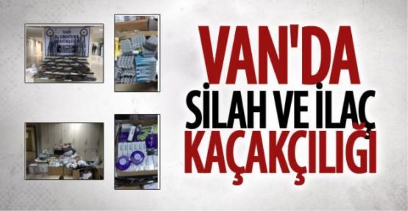 Van’da silah ve ilaç kaçakçılığı