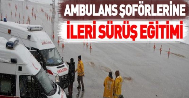 Van’daki ambulans şoförlerine eğitim…