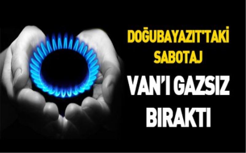 Van’ın gaz akışı kapatıldı