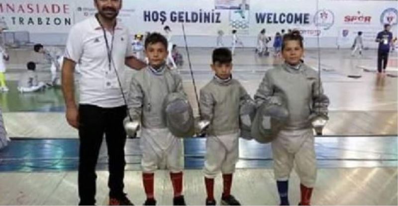 Vanlı eskrim sporcuları Trabzon