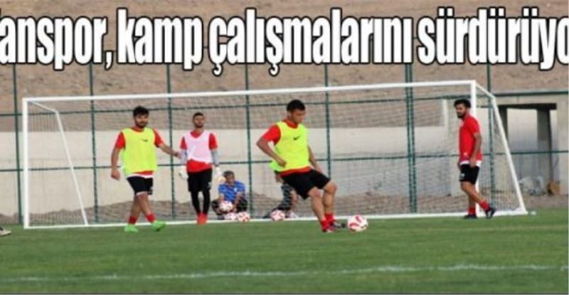 Vanspor, kamp çalışmalarını sürdürüyor