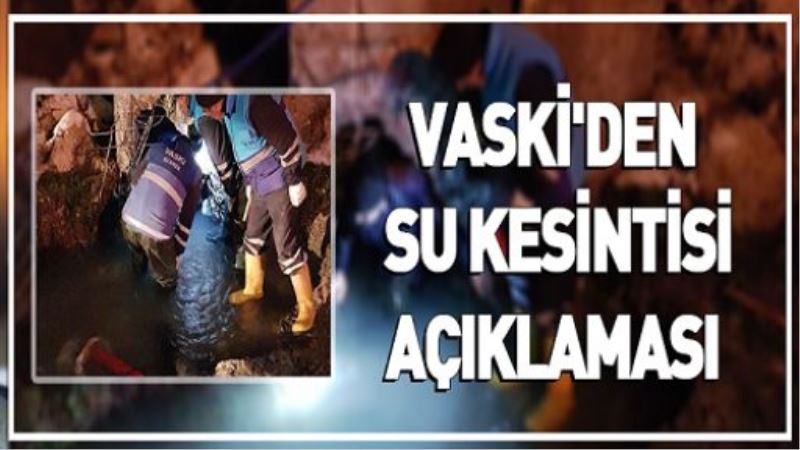 VASKİ ekipleri geceli-gündüzlü çalışıyor