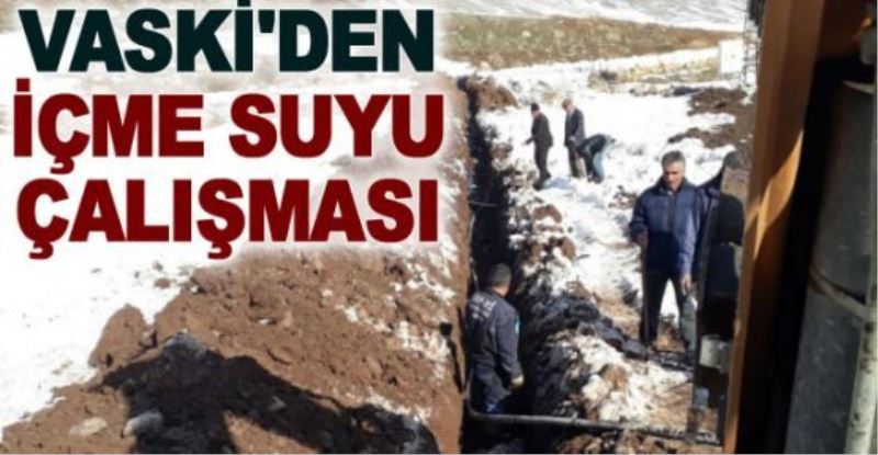 VASKİ’den, yeni içme suyu hatları…