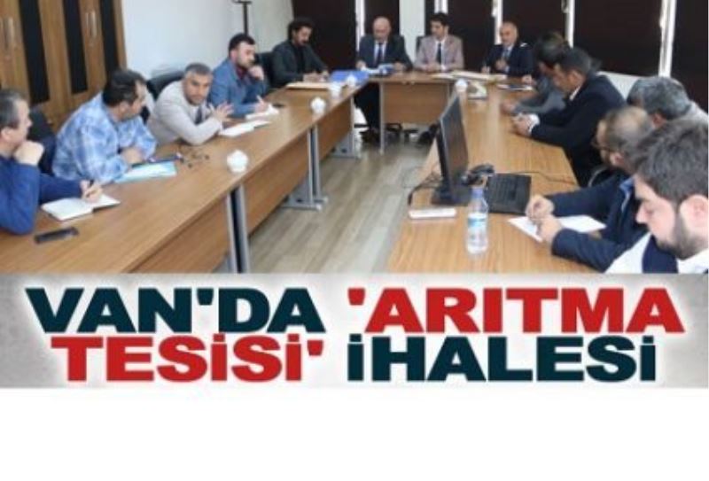 VASKİ’nin arıtma tesisi ihalesi gerçekleşti