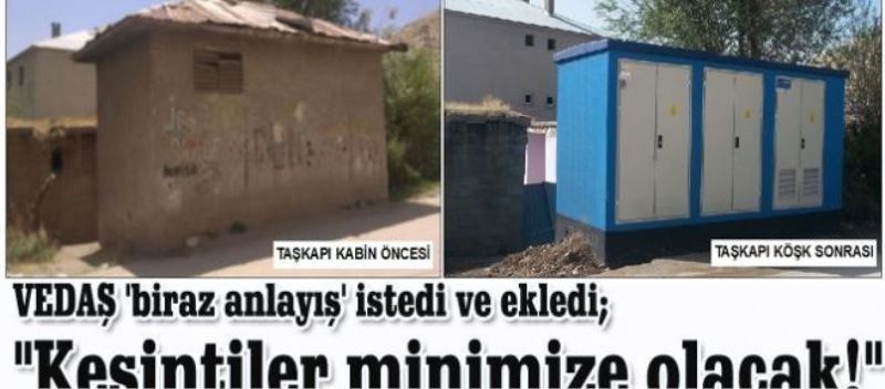 VEDAŞ: Kesintilerin sebebi yenileme çalışmaları