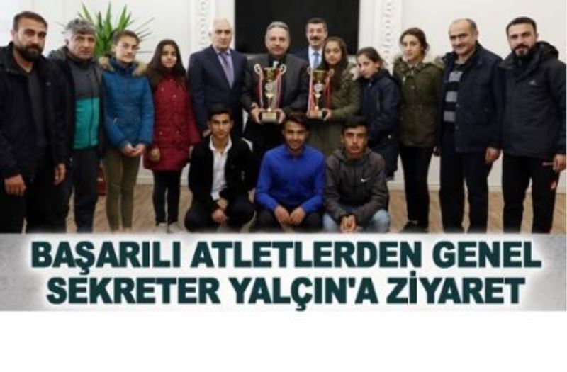 Yalçın’dan, 2 kupayla dönen sporculara tebrik…