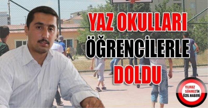 Yaz okulları öğrencilerle doldu taştı