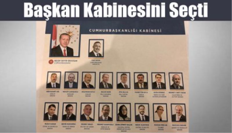 Yeni kabine açıklandı