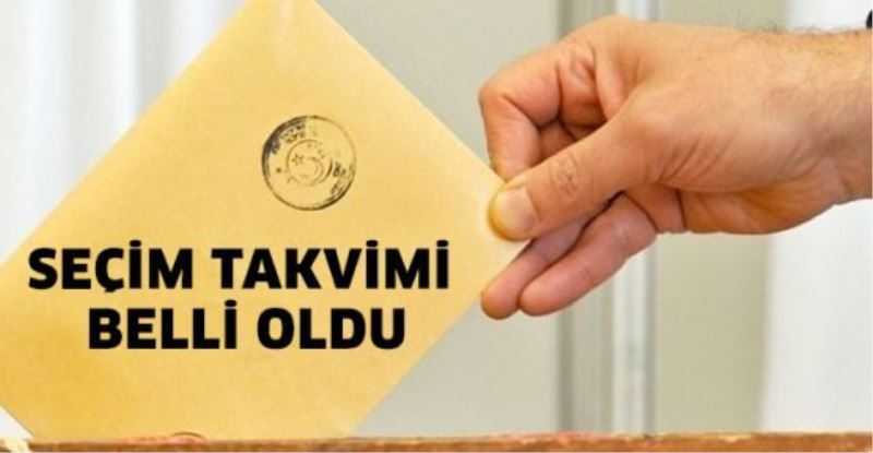 YSK, seçim takvimini tamamladı