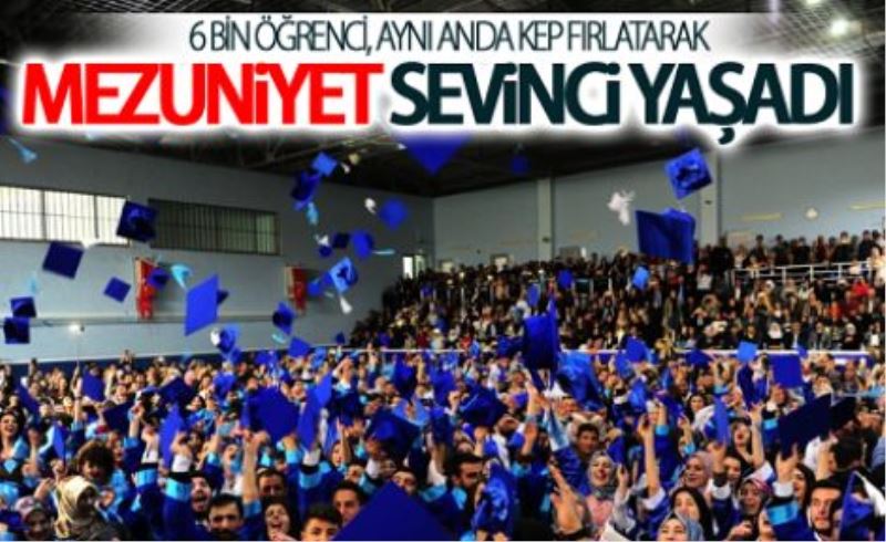 YYÜ’de mezuniyet sevinci