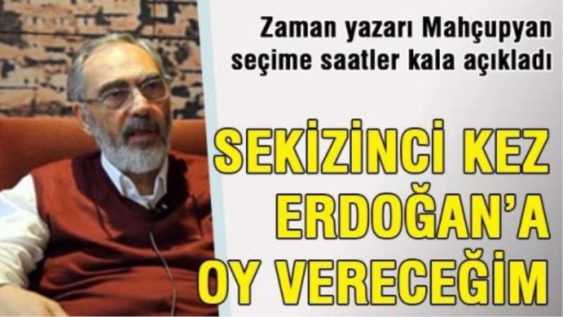 Zaman yazarı Mahçupyan oy vereceği partiyi açıkladı!